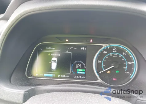 2020 Nissan Leaf Sl Plus 62 Kwh from USA, damaged, VIN 1N4BZ1DP9LC304626